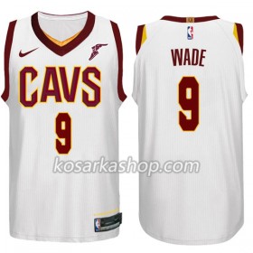 Dres Cleveland Cavaliers Dwyane Wade 9 Nike 2017-18 Bijela Swingman